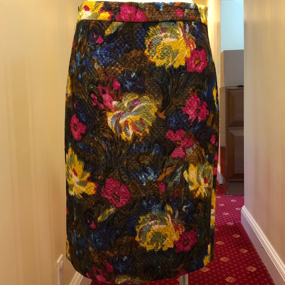 J. Crew fancy pencil skirt